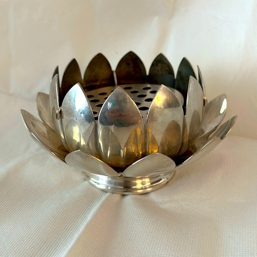 Reed and Barton Lotus Flower -3 piece set